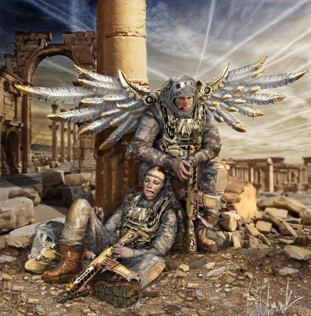 Солдат с крыльями ангела