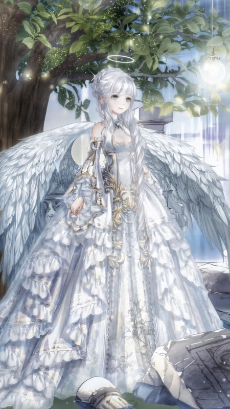 Красивая аниме девушка