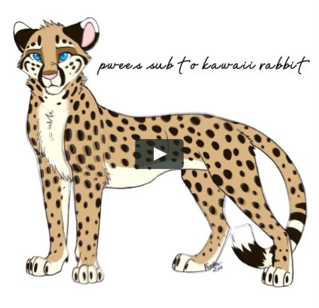 Мультяшный гепард