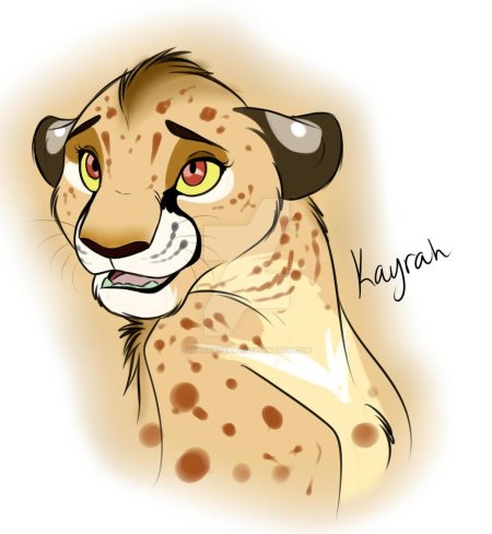 Гепард мультяшный