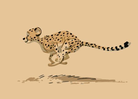 Рисунок гепард