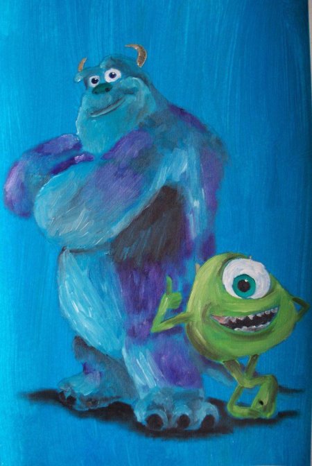 Салли корпорация монстров рисунок