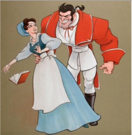 Красавица и чудовище белль гастон