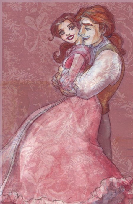 Красавица и чудовище белль и принц поцелуй