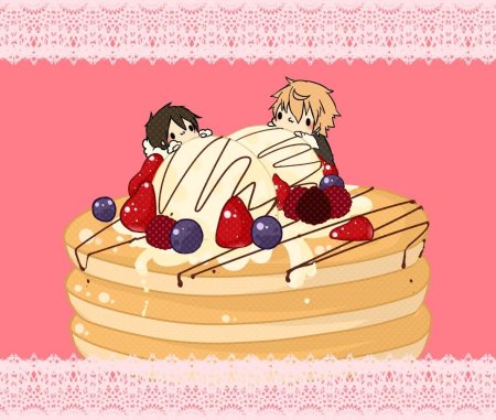 Торт аниме на день рождения