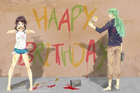 Поздравление с днём рождения в стиле аниме