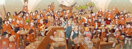 Аниме атака титанов персонажи