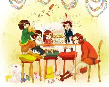 Хеталия азиатская семья