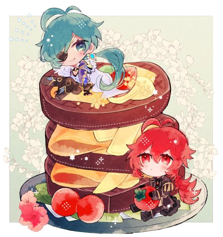 Дилюк геншин чиби