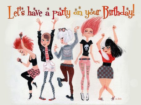 С днём рождения в стиле рок