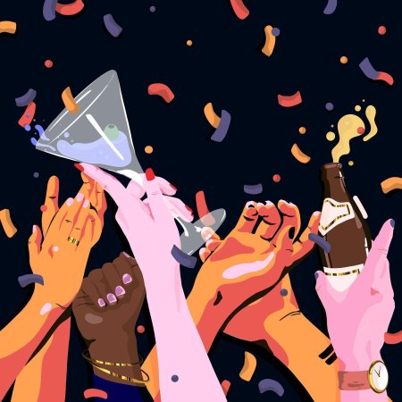 Вечеринка иллюстрация