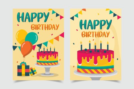 Happy birthday greeting card