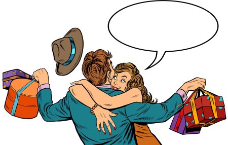 Поп арт объятия