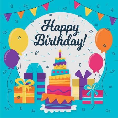 Background happy birthday