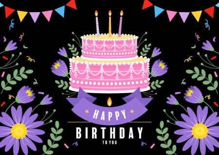 Стильная открытка с др