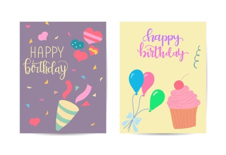 Happy birthday greeting card