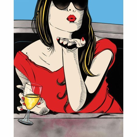 Девушки поп арт