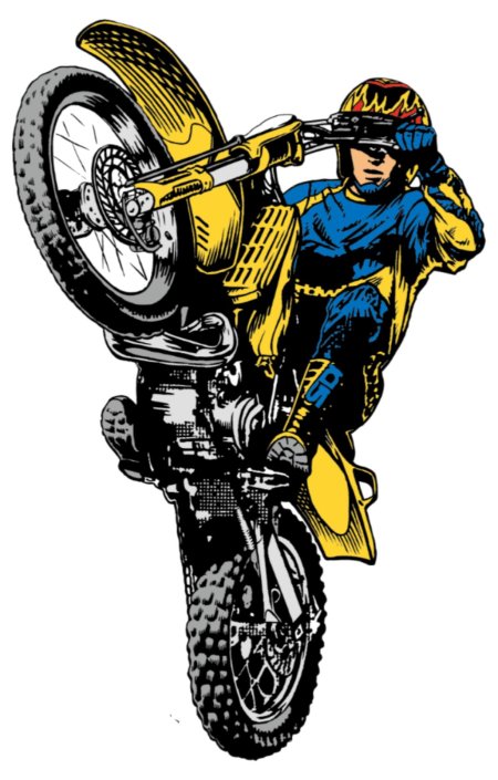 Рисунок мотокросс