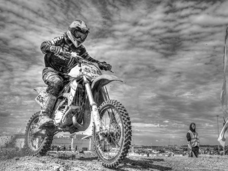 Dirt bike motocross