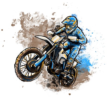 Мотокросс рисунки