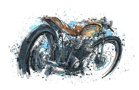 Мотоцикл арт