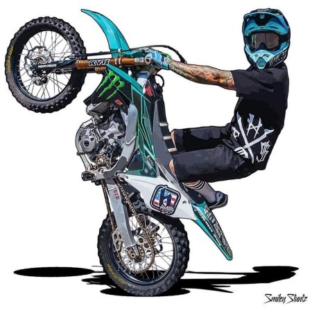 Питбайк арт