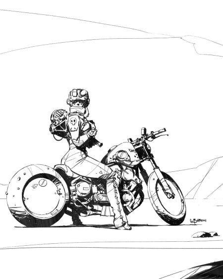 Раскраска мотоцикл