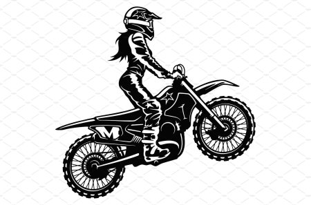 Enduro мотоцикл вектор