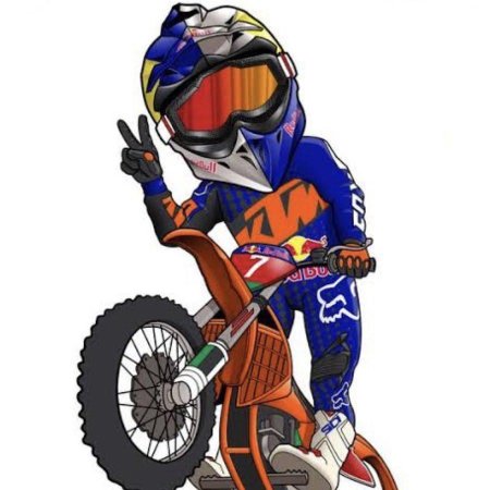 Рисунок мотокросс