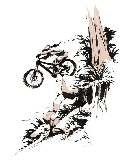 Downhill mountain bike логотип