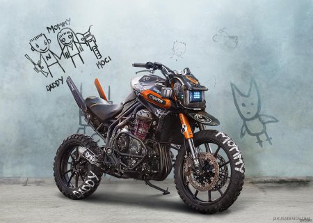 Мотоцикл чаппи робот