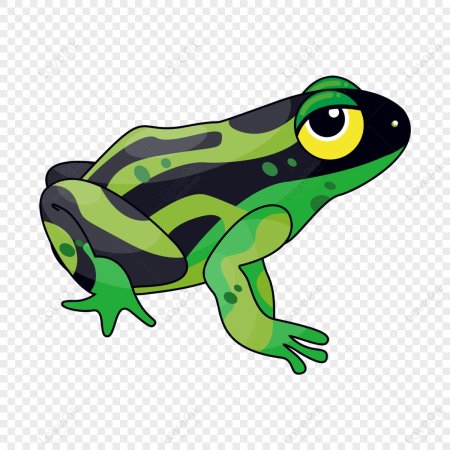 Мультяшная лягушка