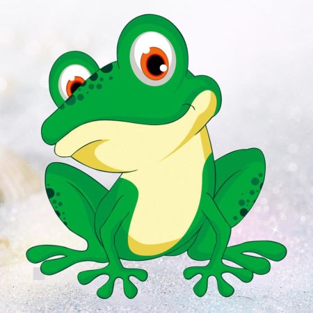 Рисунок лягушка для детей