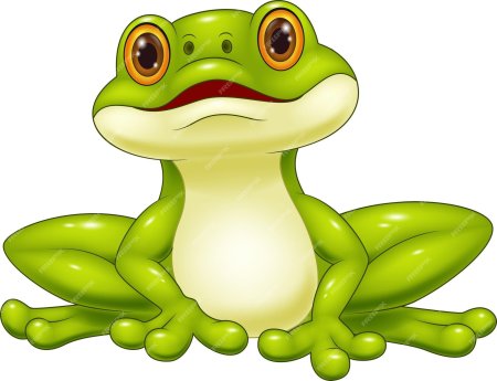 Лягушонок мультяшный