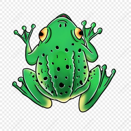 Лягушка мультяшная