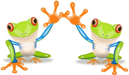 Мультяшные лягушки