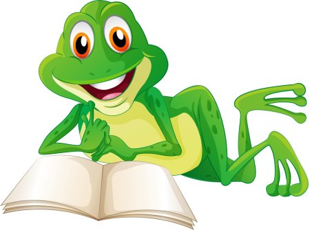 Лягушка мультяшная