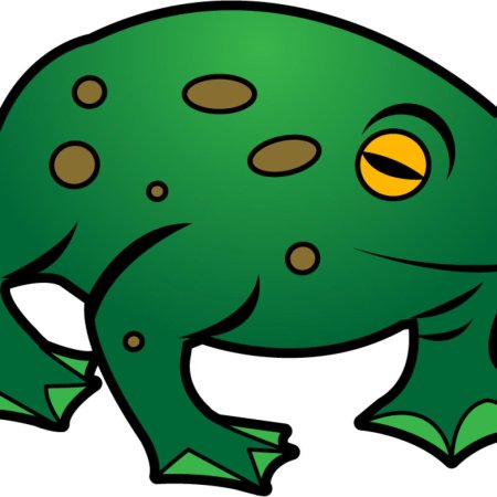 Мультяшная лягушка