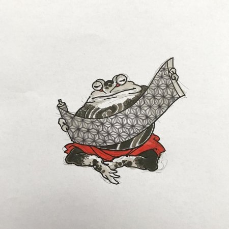 Жаба самурай япония