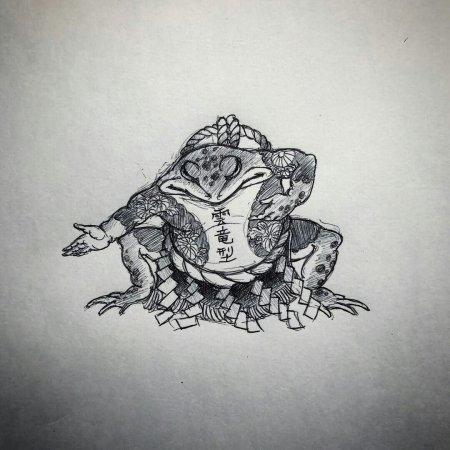 Жаба самурай япония