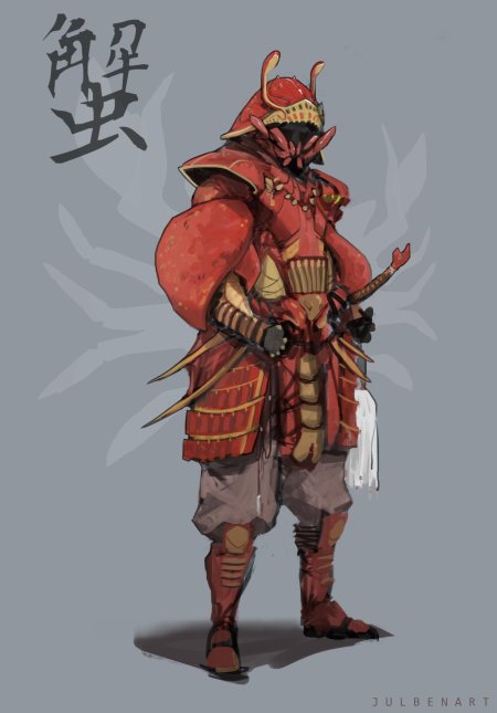 Краб самурай