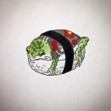 Тату лягушка эскизы