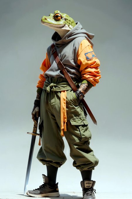 Лягушка самурай