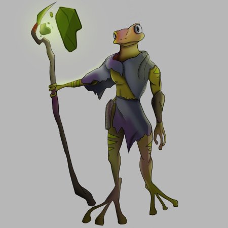 Антропоморфная лягушка