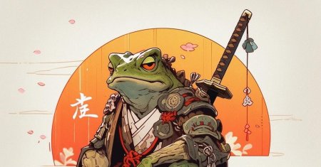 Лягушка самурай