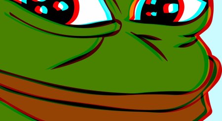 Лягушонок пепе довольный