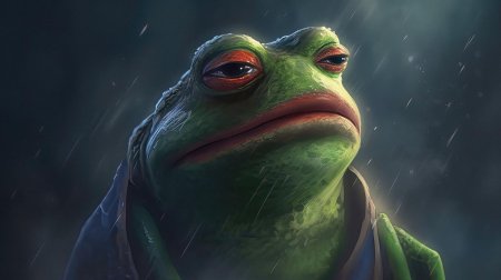 Грустный лягушонок