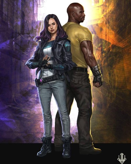 Джессика джонс и люк кейдж