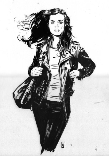 Рисунки девушек