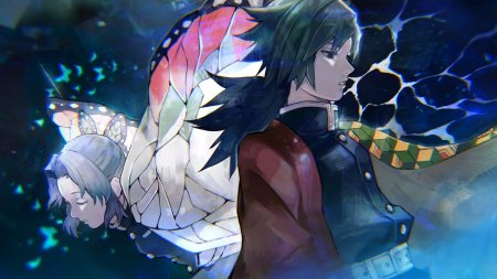 Шинобу кочо и гию томиока